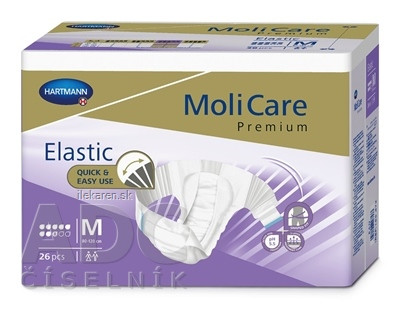 MoliCare Premium Elastic 8 kvapiek M
