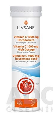 LIVSANE Vitamín C 1000 mg Vysoká dávka