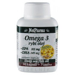 MedPharma OMEGA 3 rybí olej forte - EPA, DHA