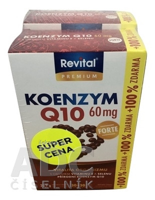 Revital KOENZYM Q10 60 mg+VITAMÍN E+SELÉN FORTE
