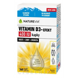 NATUREVIA VITAMIN D3-EFEKT 400 I.U.