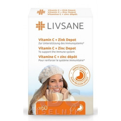 LIVSANE Vitamín C + Zinok