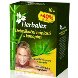 Herbalex Detoxikačné náplasti s konopou