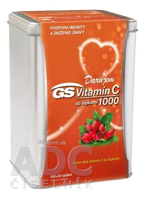 GS Vitamín C 1000 so šípkami darček 2019