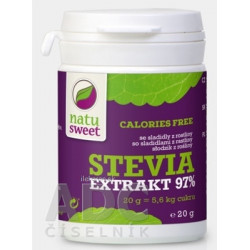 NATUSWEET STEVIA ČISTÝ EXTRAKT 97%