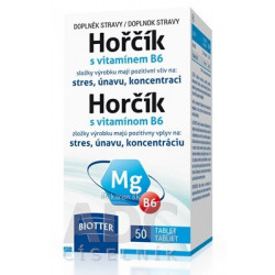 Biotter Horčík s vitamínom B6