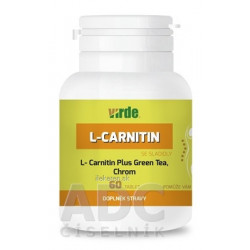 VIRDE L-CARNITIN Plus Green Tea, Chróm