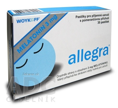 allegra MELATONÍN 3 mg