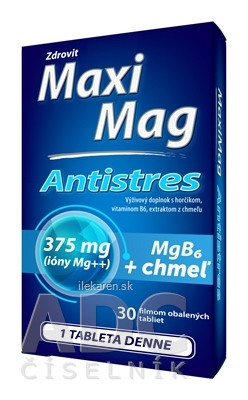 Zdrovit MaxiMag ANTISTRES Mg 375 mg+ B6