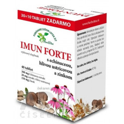HerbVitea IMUN FORTE s echinaceou, hlivou a zinkom
