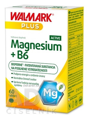 WALMARK Magnesium+B6 ACTIVE