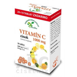 HerbVitea VITAMÍN C 1000 mg, zinok