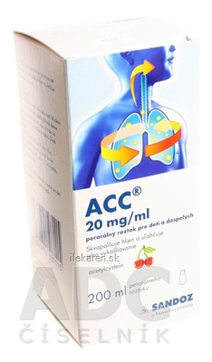 ACC 20 mg/ml perorálny roztok pre deti a dospelých