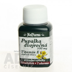 MedPharma PUPALKA DVOJROČNÁ 500MG, VITAMÍN E