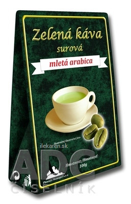 Zelená káva surová