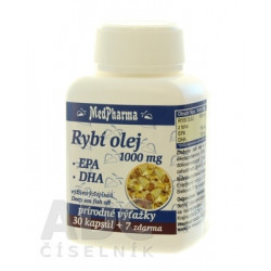 MedPharma RYBI OLEJ 1000 mg - EPA, DHA