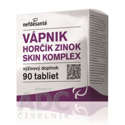 nefdesanté VÁPNIK HORČÍK ZINOK SKIN KOMPLEX