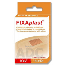 FIXAplast CLEAR náplasť strip