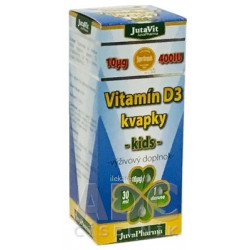 JutaVit Vitamín D3 kvapky - kids