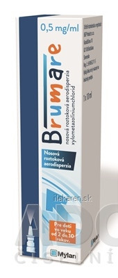 Brumare 0,5 mg/ml nosová roztoková aerodisperzia