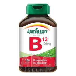 JAMIESON VITAMÍN B12 METYLKOBALAMÍN 100 µg