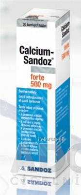 CALCIUM-SANDOZ Forte 500 mg
