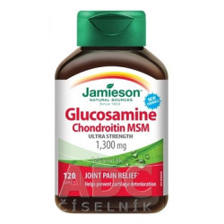 JAMIESON GLUKOZAMÍN CHONDROITÍN MSM 1300 mg