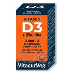 Pharmalife VITAMÍN D3 z lišajníka 2000 IU