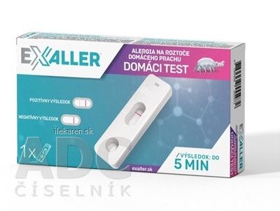 ExAller DOMÁCI TEST ALERGIE NA PRACHOVÉ ROZTOČE ExAller DOMÁCI TEST ALERGIE NA PRACHOVÉ ROZTOČE