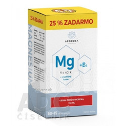 APOROSA Premium Horčík Citrát 150 mg + B6
