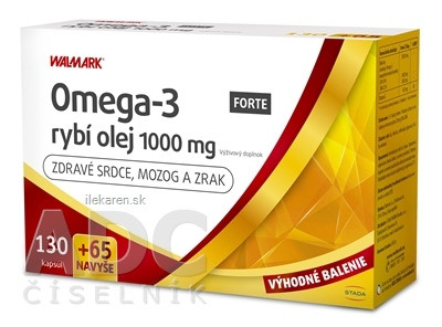 WALMARK Omega-3 rybí olej FORTE PROMO