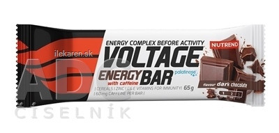 NUTREND VOLTAGE ENERGY BAR, cake with caffeine