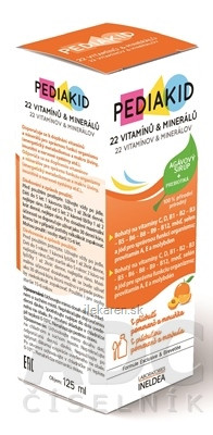PEDIAKID 22 Vitaminov & Minerálov