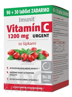 Imunit Vitamín C 1200 mg URGENT so šípkami
