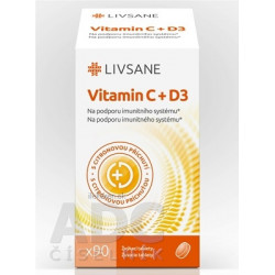 LIVSANE Vitamín C + D3