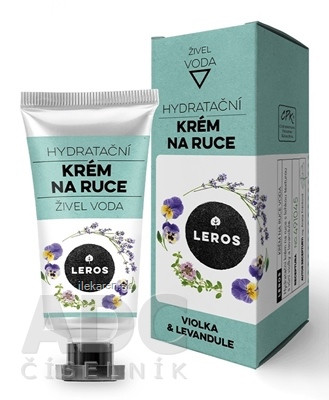 LEROS HYDRATAČNÝ KRÉM NA RUKY ŽIVEL VODA LEROS HYDRATAČNÝ KRÉM NA RUKY ŽIVEL VODA