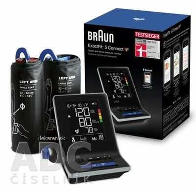 BRAUN EXACTFIT 5 CONNECT BUA 6350 Tlakomer BRAUN EXACTFIT 5 CONNECT BUA 6350 Tlakomer