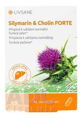 LIVSANE Silymarín a cholin FORTE LIVSANE Silymarín a cholin FORTE