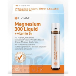 LIVSANE Tekuté Magnézium 300 + vitamín B6