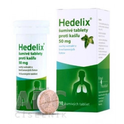 Hedelix šumivé tablety proti kašľu