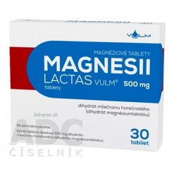 MAGNESII LACTAS VULM 500 mg