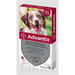 Advantix Spot-on pre psy od 10 do 25 kg