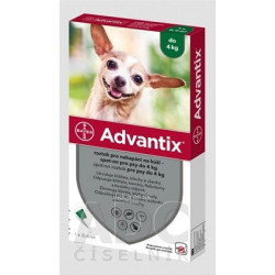 Advantix Spot-on pre psy do 4 kg