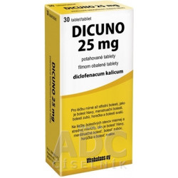 DICUNO 25 mg filmom obalené tablety